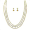 3 string white  pearl set - SJPJA-258 - Click here to View more details about this Product
